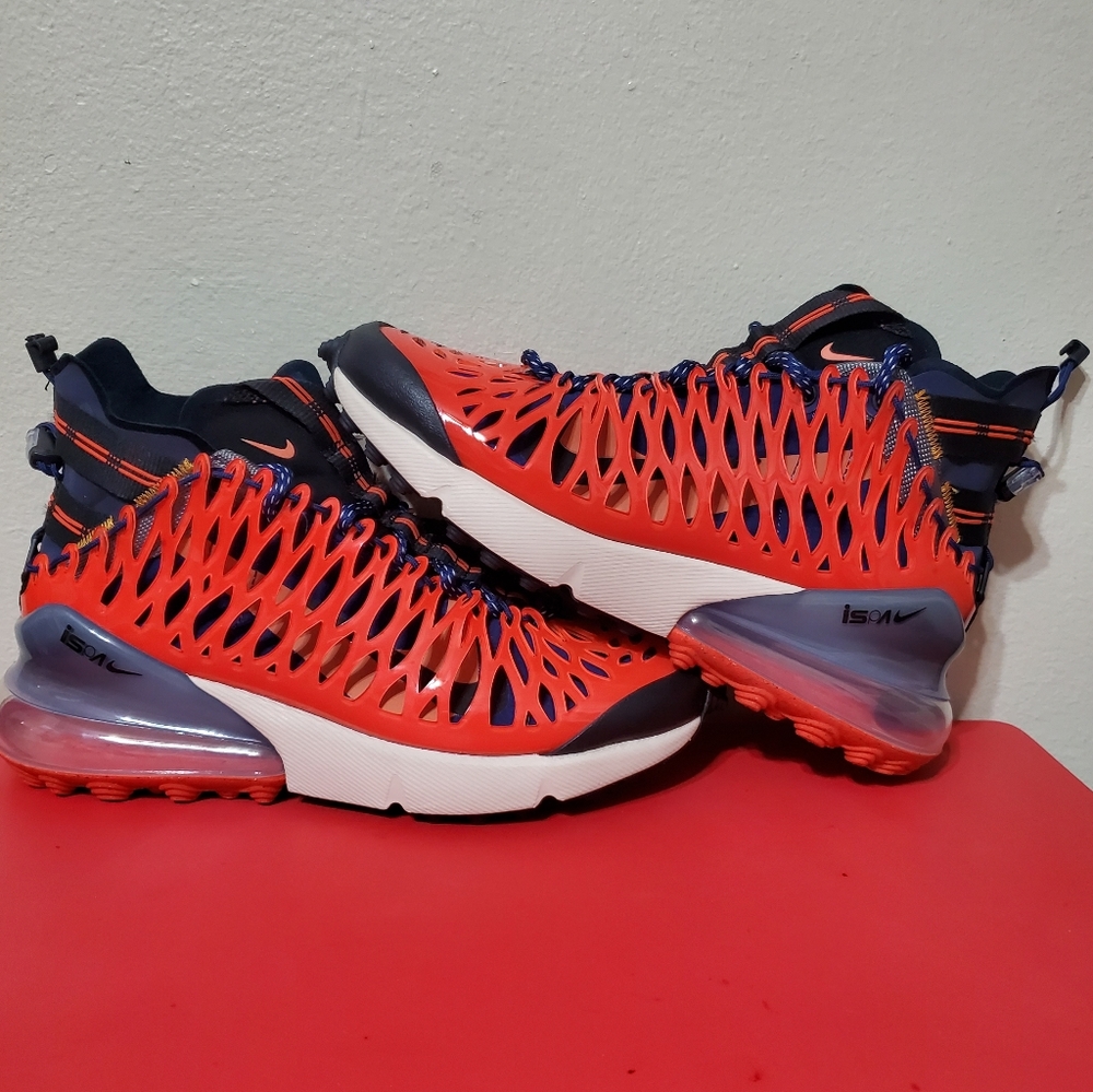 Nike AIR MAX 270 ISPA Terra Orange/Blue Void
